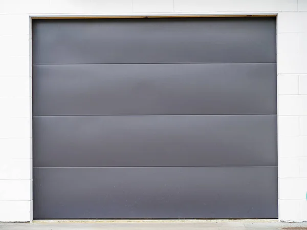 Vista Della Moderna Porta Del Garage Rulli — Foto Stock