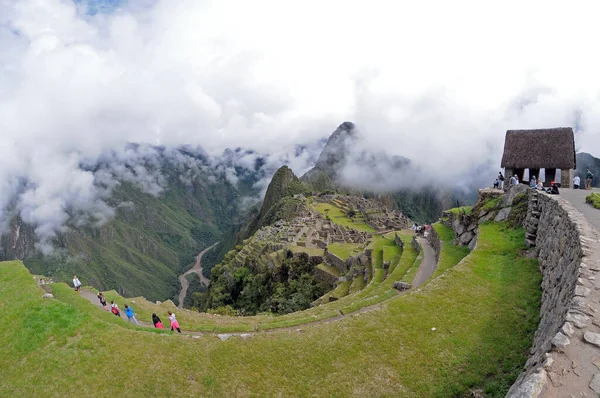 Dům Strážce Pohřebního Kamene Aguas Peru — Stock fotografie