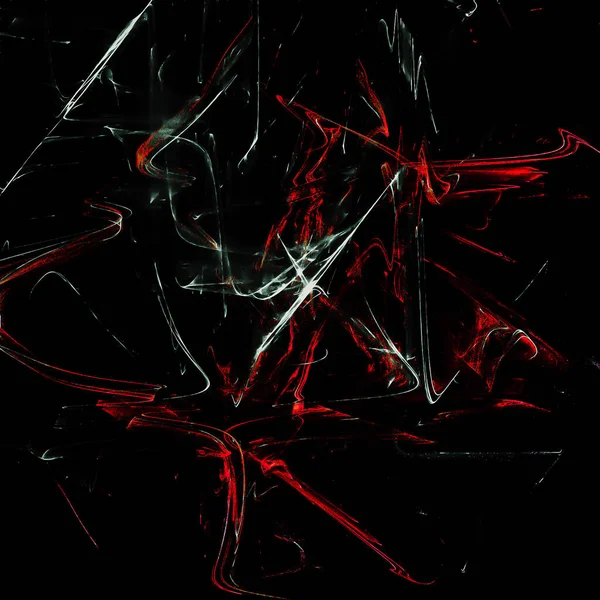 Piękny Szkic Graficzny Czerwono Białych Kolorach Czarnym Tle Dobry Tapetę — Zdjęcie stockowe