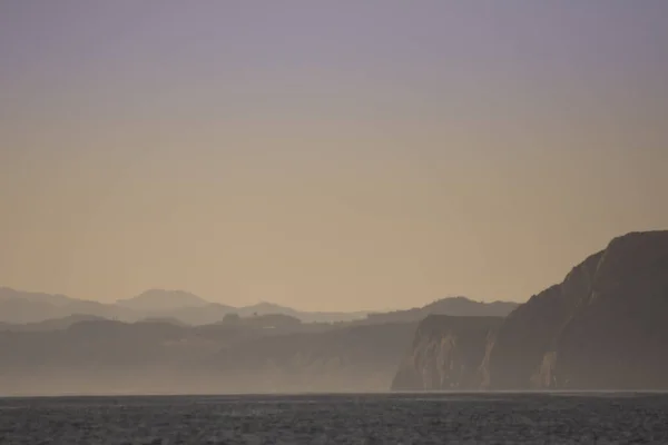 Чудова Сцена Скелястих Скель Узбережжі Іспанії — стокове фото