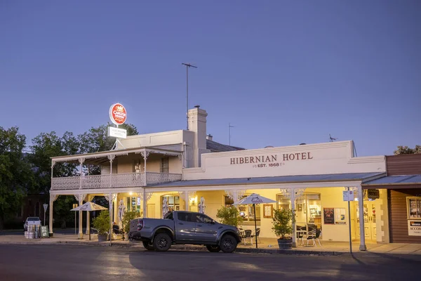 Beechworth Australia Jan 2021 Scenic Shot Hibernian Hotel Beechworth Victoria — Stock Photo, Image