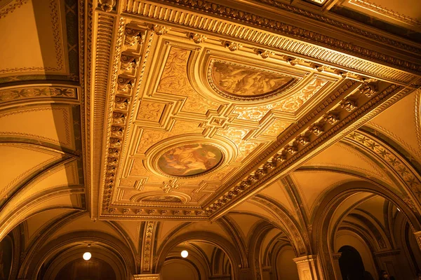 Vienna Áustria Outubro 2021 Interior Famosa Ópera Estatal Viena — Fotografia de Stock