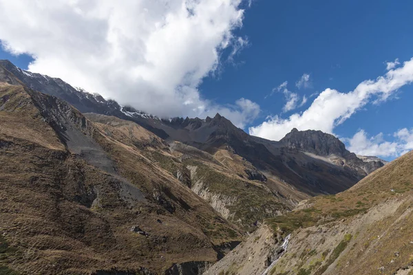 Beautiful View Annapurna Conservation Area Chhusang Nepal — Stockfoto