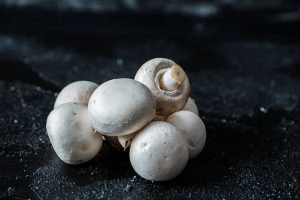 Closeup Shot Ripe Mushrooms — стоковое фото