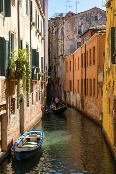 Venice Itália Ago 2021 Cenário Tranquilo Veneza Vazia Tempos Vírus — Fotografia de Stock