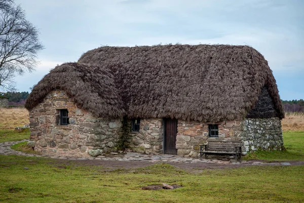 Een Bejaardenhuis Het Culloden Battlefield Schotland Verenigd Koninkrijk — Stockfoto