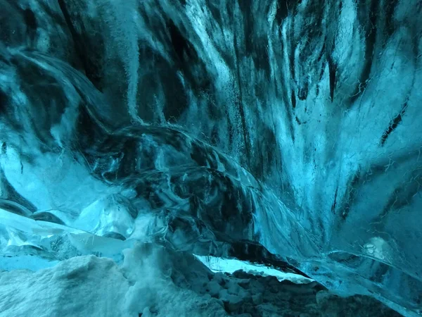 Ein Schöner Blauer Gletscher Island — Stockfoto