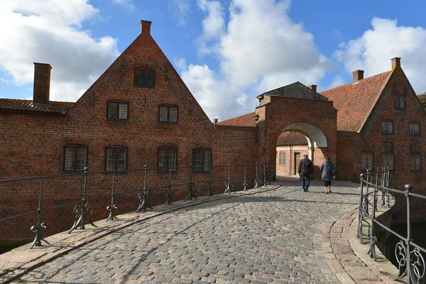 丹麦希勒罗德的老城 — 图库照片