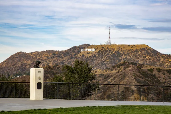 Los Angeles United States Nov 2019 Hollywood Sign Seen Griffith — Stock Photo, Image