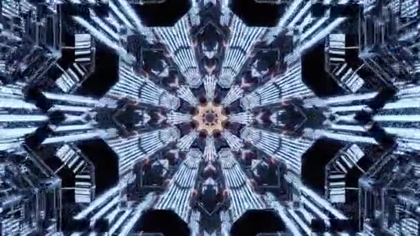 Hypnotické Abstraktní Pozadí Pohybu — Stock video