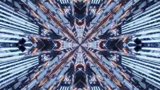 Hypnotische Abstracte Achtergrond Beweging — Stockvideo