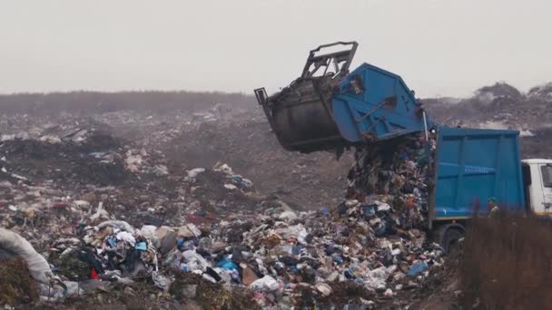 Depósito Lixo Cidade — Vídeo de Stock