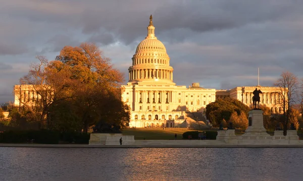 Sunset Shot Capitol Washington Usa —  Fotos de Stock