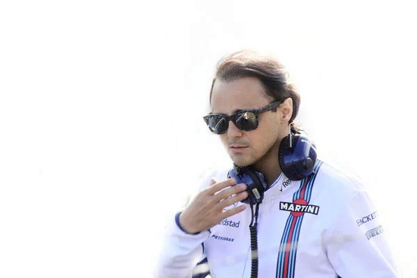 Barcelona Spanyolország Február 2017 Felipe Massa Williams Martini Racing Team — Stock Fotó