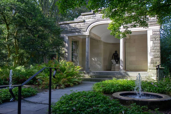 Loggia Del Mercurio Presso Arboreto Morris Dell Università Della Pennsylvania — Foto Stock