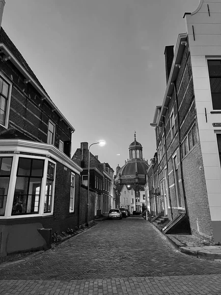 Netherlands Middelburg Oct 2021 Grayscale Shot Middelburg Netherlands — 스톡 사진