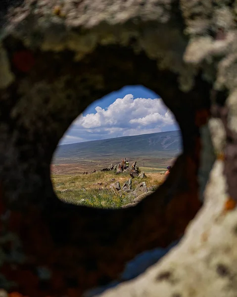Μια Κάθετη Βολή Όμορφα Βουνά Της Syunik Περιφέρεια Της Αρμενίας — Φωτογραφία Αρχείου