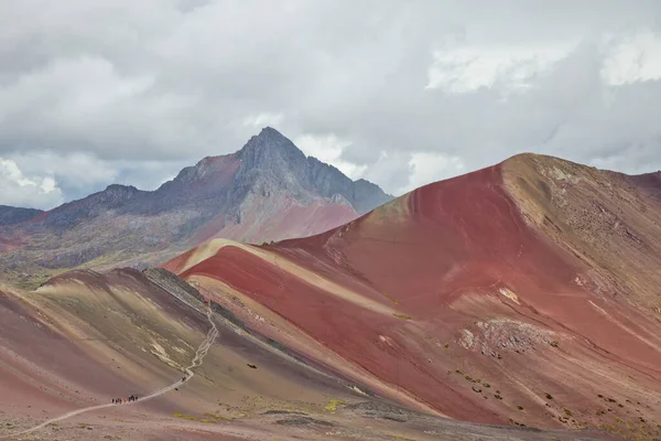 Aerial View Rainbow Mountains Cusco Peru — Stock Photo, Image