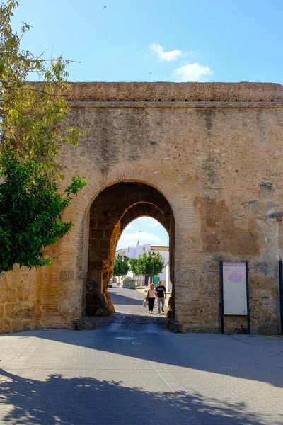 Знімок Старовинних Дверей Міських Мурів Уельві Андалусія Іспанія — стокове фото