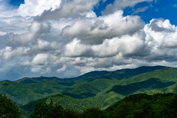 Beautiful View Green Mountains Great Smoky Mountains National Park Usa — Fotografia de Stock