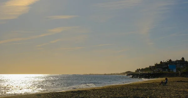 스페인 루시아의 카넬라 해변에서 — 스톡 사진
