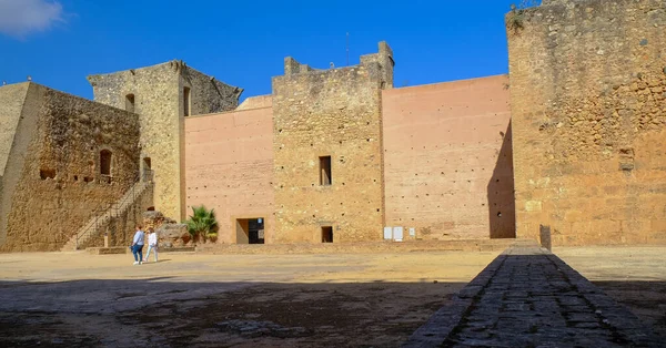Sebuah Gambar Dari Kastil Kuno Guzmanes Huelva Andalusia Spanyol — Stok Foto