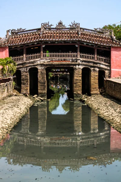 Történelmi Külseje Híd Pagoda Vietnamban — Stock Fotó