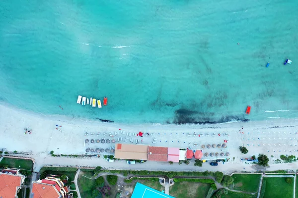 Costa Orange Italië Aug 2019 Uitzicht Vanuit Lucht Het Strand — Stockfoto
