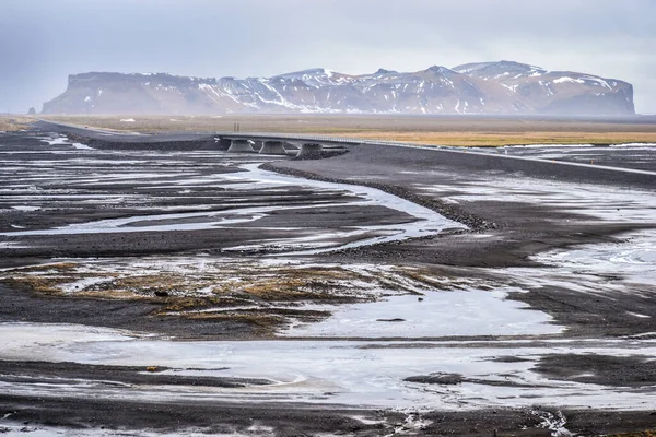 Breathtaking Shot Landscape Cloudy Skies Iceland — Stockfoto