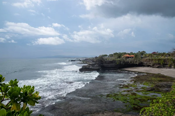 Cloudy Blue Sky Sea Captured Coast Bali Indonesia — 图库照片