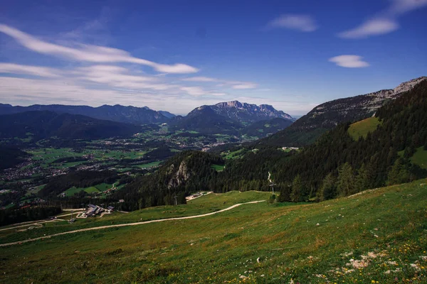 Una Hermosa Vista Del Parque Nacional Berchtesgaden Ramsau Alemania — Foto de Stock