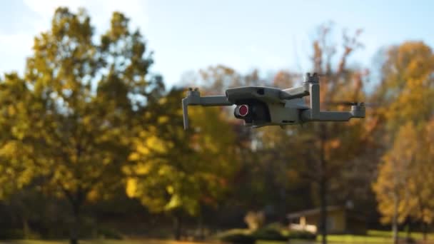 Drone Fotografie Camera Vliegt Lucht — Stockvideo