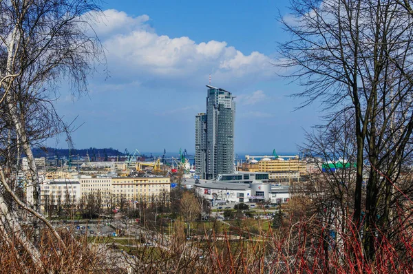 Gdynia Polonia Ottobre 2009 Una Bellissima Vista Sul Paesaggio Gdynia — Foto Stock