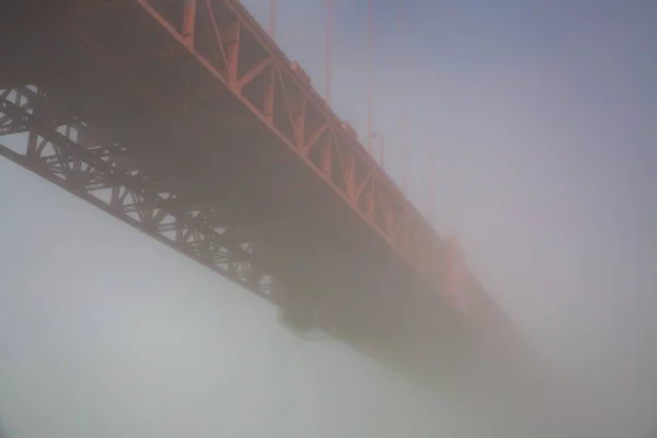 Piękna Scena Mostu Golden Gate Mgle — Zdjęcie stockowe