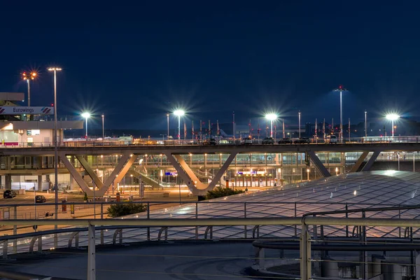 Kologia Niemcy Września 2021 Piękny Widok Wiadukt Lotnisku Kolonia Bonn — Zdjęcie stockowe