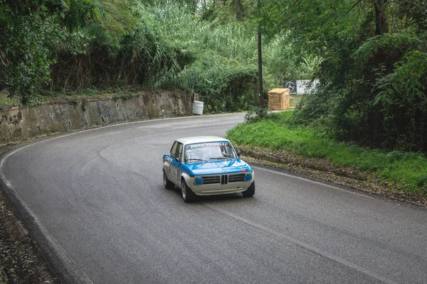 Pesaro Italia 2021 Viejo Bmw Rally Car Pesaro Italia —  Fotos de Stock