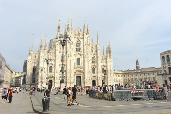 Milan Italië Sep 2019 Een Prachtig Uitzicht Een Kathedraal Van — Stockfoto