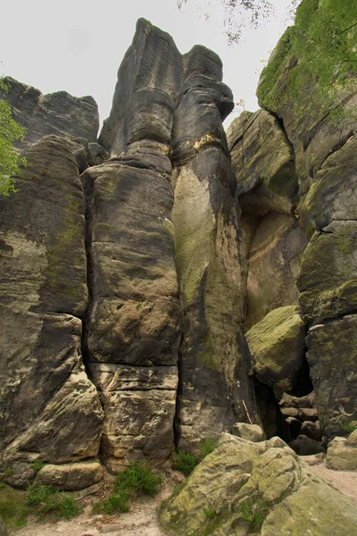 Una Hermosa Foto Del Parque Nacional Suiza Sajona Alemania — Foto de Stock