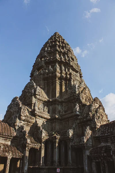 Μια Όμορφη Φωτογραφία Του Ναού Angkor Wat Krong Στην Καμπότζη — Φωτογραφία Αρχείου
