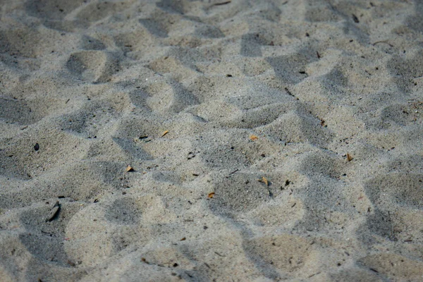 Ein Haufen Sandboden Großaufnahme Strand — Stockfoto