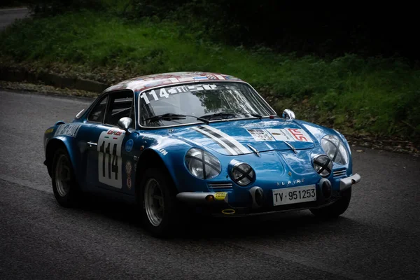 Pesaro Italy Oct 2021 Retro Car Renault Alpine Pesaro Italy — 스톡 사진