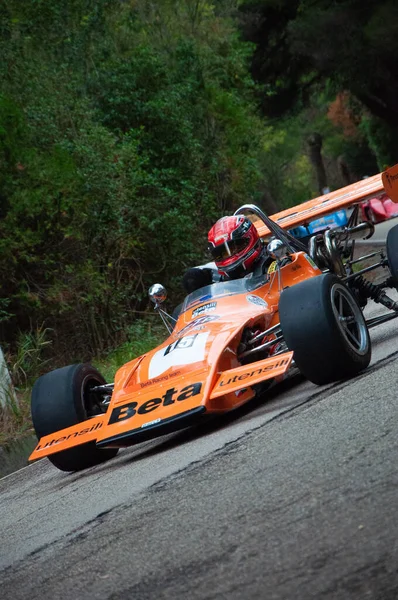 Pesaro Itália Outubro 2021 Carro Antigo March Corrida Pesaro Itália — Fotografia de Stock