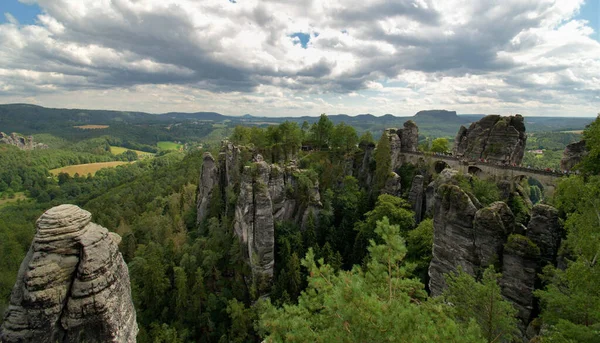 Beautiful Shot Saxon Switzerland National Park Germany — Fotografia de Stock
