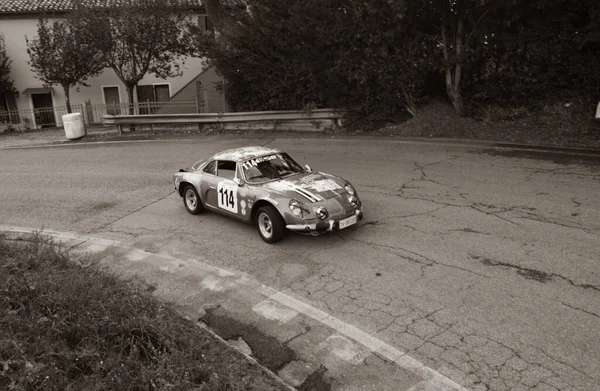 Pesaro Itália Outubro 2021 Carro Retro Renault Alpine Pesaro Itália — Fotografia de Stock