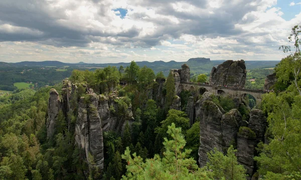 Beautiful Shot Saxon Switzerland National Park Germany — Fotografia de Stock