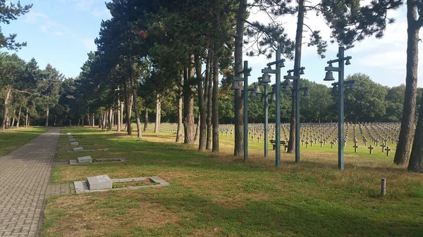 Ysselsteyn Pays Bas Sept 2020 Cimetière Guerre Allemand Kriegsgraberstatte Site — Photo