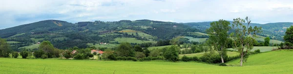 Blick Auf Die Monts Bourbonnais Zentralfrankreich — Stockfoto