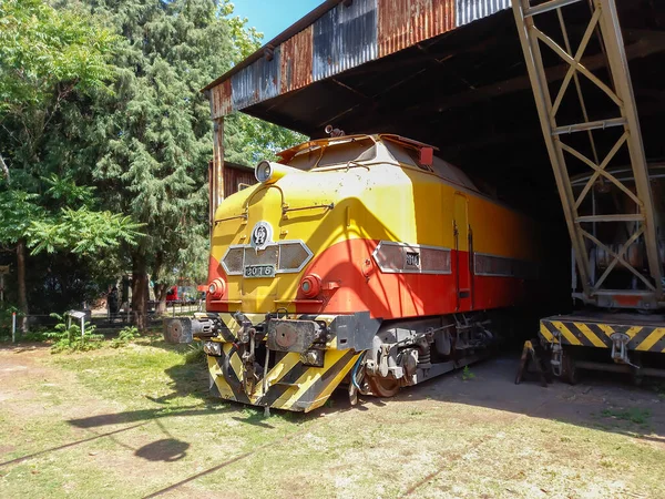 Remedios Escalada Buenos Aires Argentina 2021 Antigua Locomotora Diesel Francesa — Foto de Stock