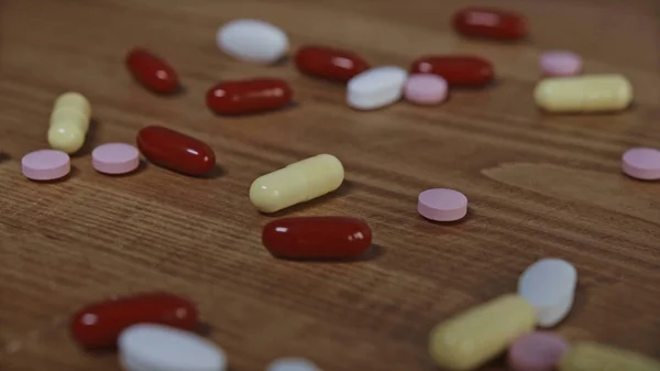 Tabletki Kapsułki Idealny Pomysł Medycynę Farmację Terapię Odporność — Zdjęcie stockowe