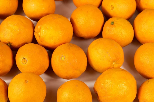 Naranjas Frescas Enteras Para Jugo Agricultura Ecológica —  Fotos de Stock